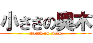 小ささの奥木 (attack on titan)