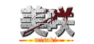 美咲 (misaki)