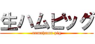 生ハムピッグ (namahamu pig)