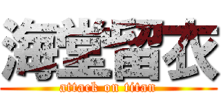 海堂留衣 (attack on titan)