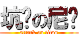 坑爹の尼玛 (attack on titan)