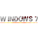 ＷＩＮＤＯＷＳ ７ (windows seven)