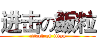 进击の飯粒 (attack on titan)