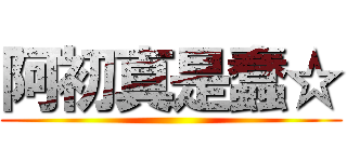 阿初真是蠢☆ ()