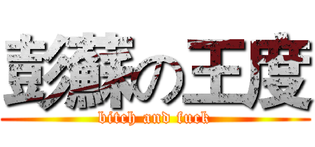 彭蘇の王度 (bitch and fuck)