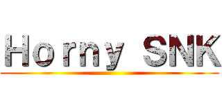 Ｈｏｒｎｙ ＳＮＫ ()