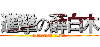 進擊の薛白木 (attack on titan)