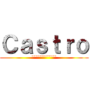 Ｃａｓｔｒｏ (¨¨¨¨¨¨¨¨¨¨¨¨)