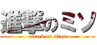 進撃のミソ (attack on titan)