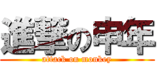 進撃の申年 (attack on monkey)