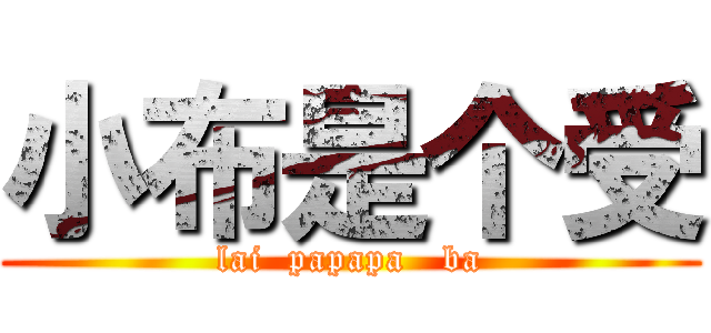 小布是个受 (lai  papapa   ba)