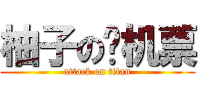 柚子の飞机票 (attack on titan)