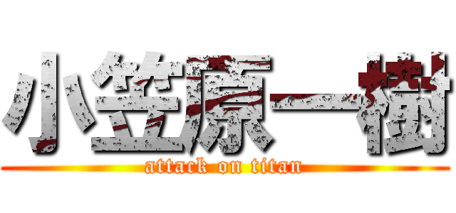 小笠原一樹 (attack on titan)