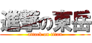 進撃の東岳 (attack on titan)