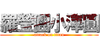 羅瑩圓小澤圓 (attack on titan)