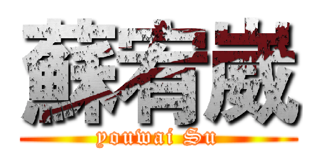 蘇宥崴 (youwai Su)