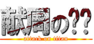 献周の进击 (attack on titan)