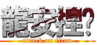 龍安捏啦 (attack on titan)