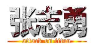 张志勇 (attack on titan)