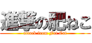進撃の肥ねこ (attack from Fat Cat)