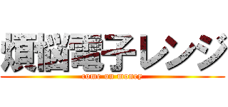 煩悩電子レンジ (come on money)