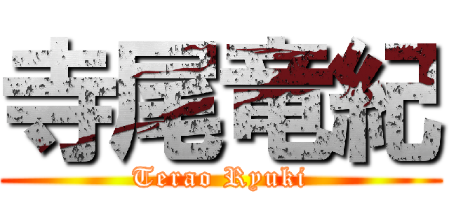 寺尾竜紀 (Terao Ryuki)