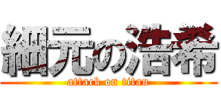 細元の浩希 (attack on titan)