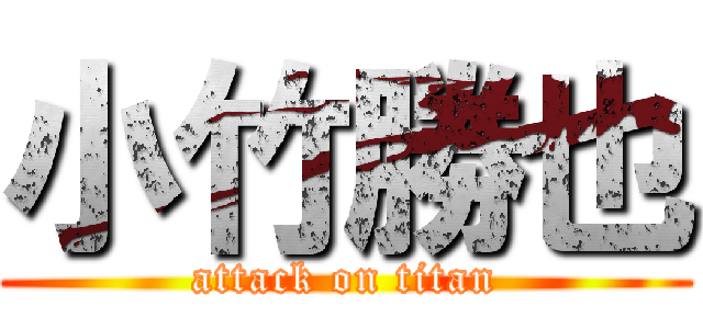 小竹勝也 (attack on titan)