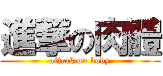 進撃の肉體 (attack on body)