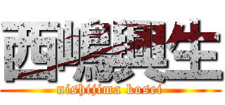 西嶋興生 (nishijima kosei)