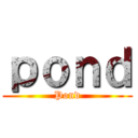 ｐｏｎｄ (Pond)