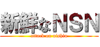 新鮮なＮＳＮ (attack on nishin)