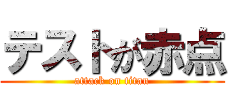 テストが赤点 (attack on titan)