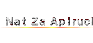  Ｎａｔ Ｚａ Ａｐｉｒｕｃｋ ()