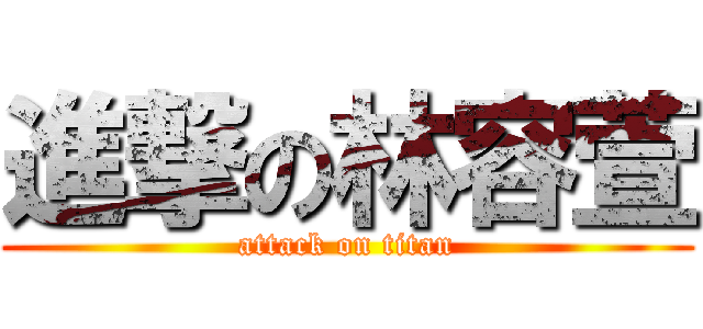 進撃の林容萱 (attack on titan)