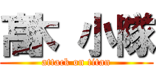 髙木 小隊 (attack on titan)