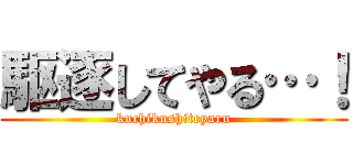 駆逐してやる…！ (kuchikushiteyaru)