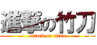 進撃の竹刀 (attack on titan)