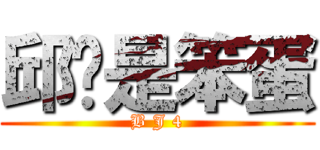 邱珩是笨蛋 (B J 4)
