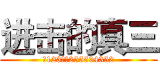 进击的真三 (真123群：255504352)