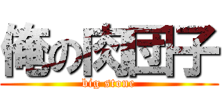 俺の肉団子 (big stone)
