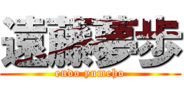 遠藤夢歩 (endo yumeho)
