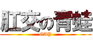 肛交の青蛙 (GAY)