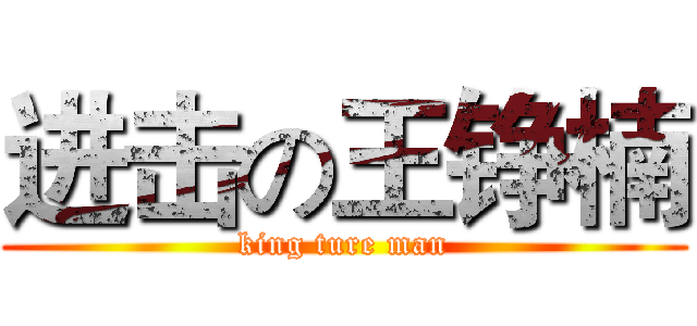 进击の王铮楠 (king ture man)