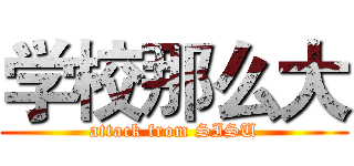 学校那么大 (attack from SISU)