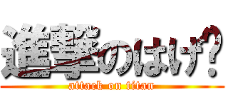 進撃のはげ😁 (attack on titan)