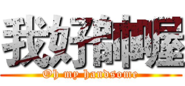 我好帥喔 (Oh my handsome)
