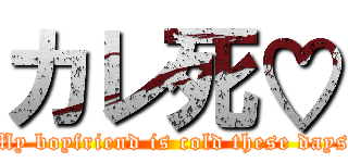 カレ死♡ (My boyfriend is cold these days)