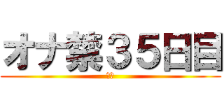 オナ禁３５日目 (禁欲)