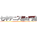 七中テニス部の門陸 (tennis on riku)